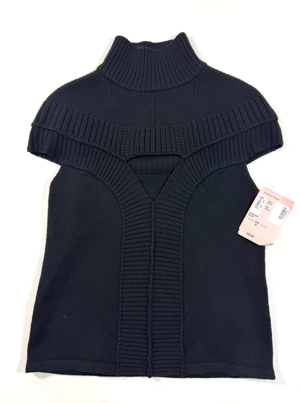 New Plein Sud Jeans Wool Cutout Sweater Black